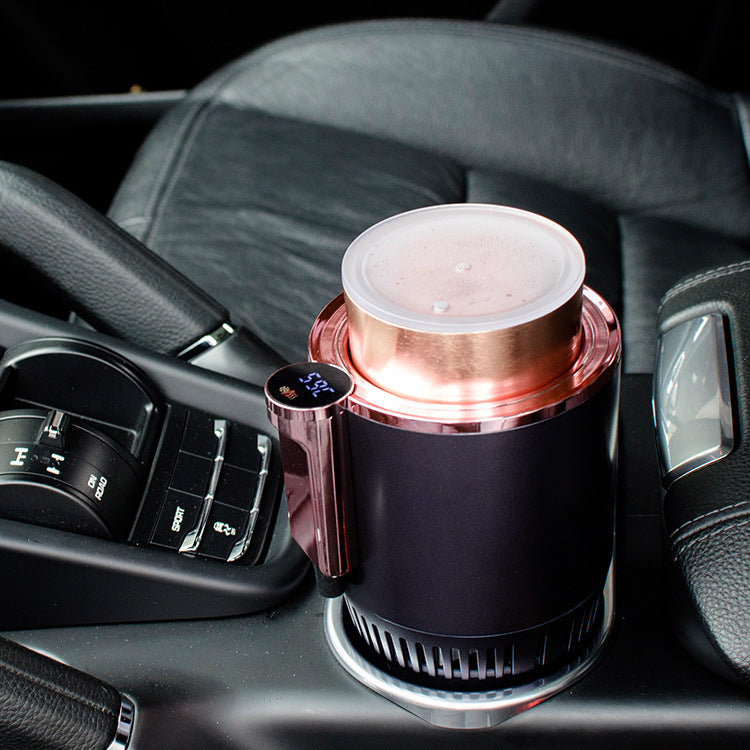2 In1 Car Heating Cooling Cup 12V Smart Car Cup Holder Digital Temperature Display Drink Cup Warmer Cooler Mini Car Refrigerator 2 In1 Car Heating Cooling Cup 12V Smart Car Cup Holder Digital Temperature Display Drink Cup Warmer Cooler Mini Car Refrigerator